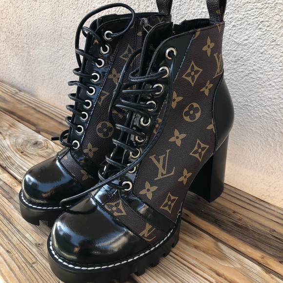 poshmark louis vuitton boots